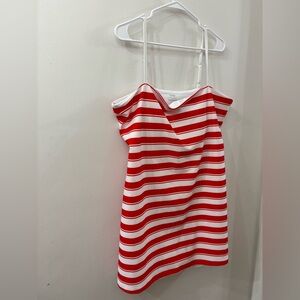 YPB - your personal best - Red and White Striped athletic Dress - NWT - XXL